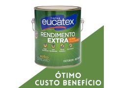 Tinta eucatex rendimento extra 3,6L