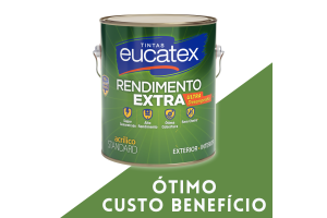 Tinta eucatex rendimento extra 3,6L