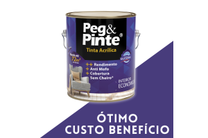 Tinta Peg & Pinte acrílica 3,6L