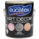 Massa Efeito Cimento Queimado Fosco Eucatex Art Decor 5 Kg Cinza Profundo
