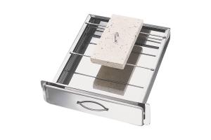 Gaveta Inox Grande para churrasqueira (Gira Grill)