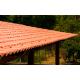 TELHA PVC PLAN 2,42X0,88 TERRACOTA (AFORT)